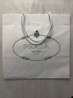 Prada shopping bag